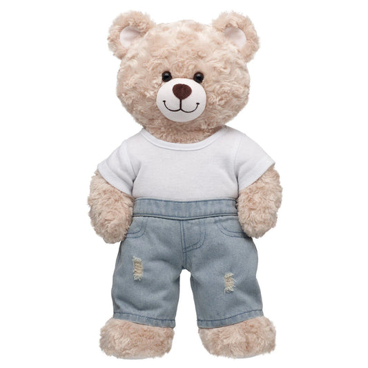 Distressed Light Denim Jeans | Build-A-Bear - US 9366