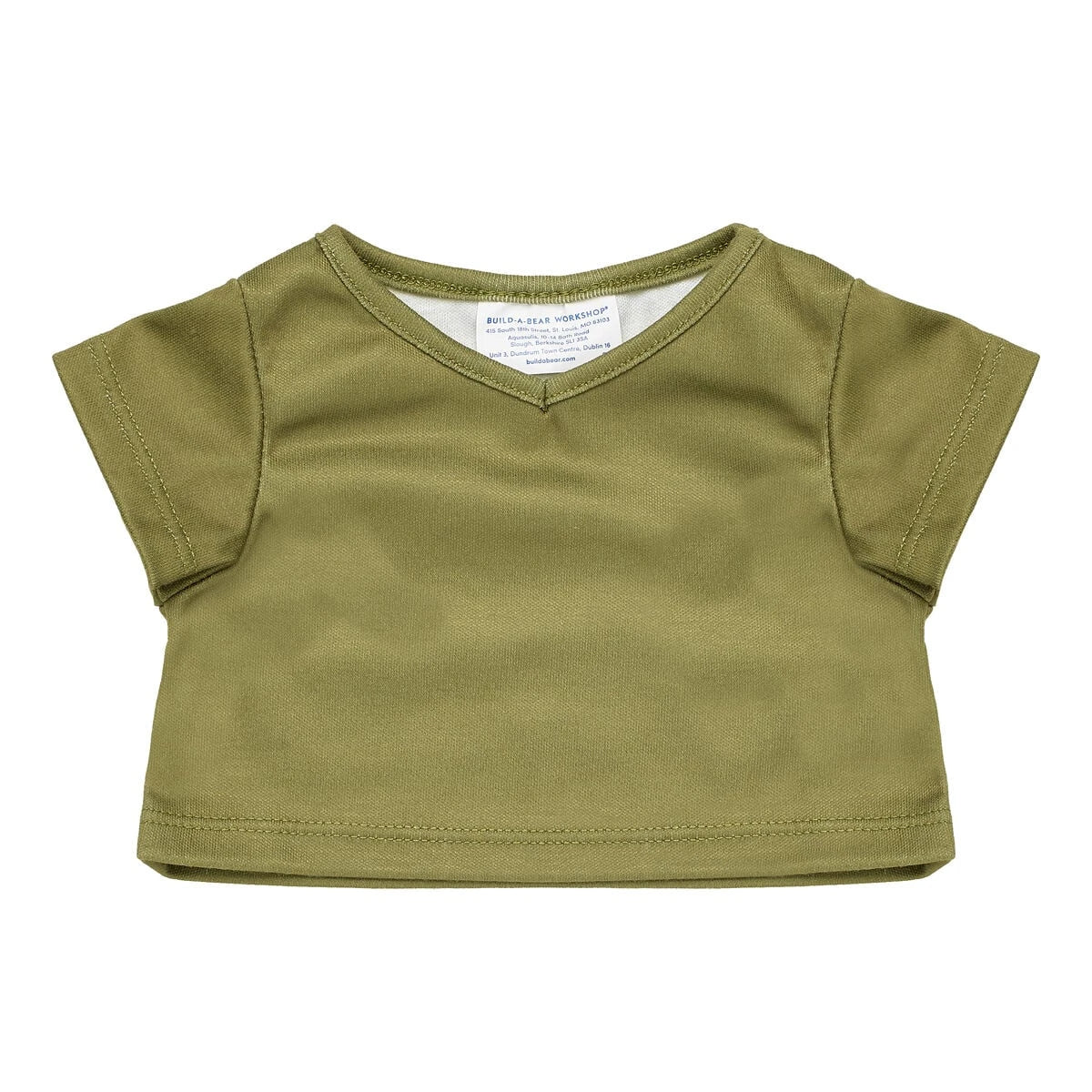 Green V-Neck T-Shirt for Stuffed Animals | Build-A-Bear® - US 9870
