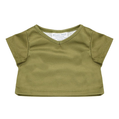 Green V-Neck T-Shirt for Stuffed Animals | Build-A-Bear® - US 9870