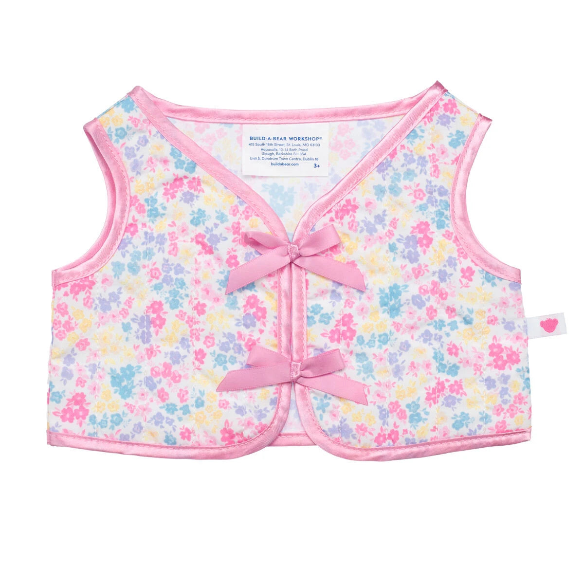 Floral Quilt Vest | Build-A-Bear - US 5018