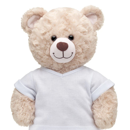 Online Exclusive White V-Neck T-Shirt | Build-A-Bear - US 6091