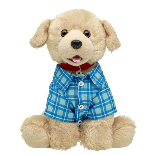 Blue Check T-Shirt for Stuffed Animals - US 7739