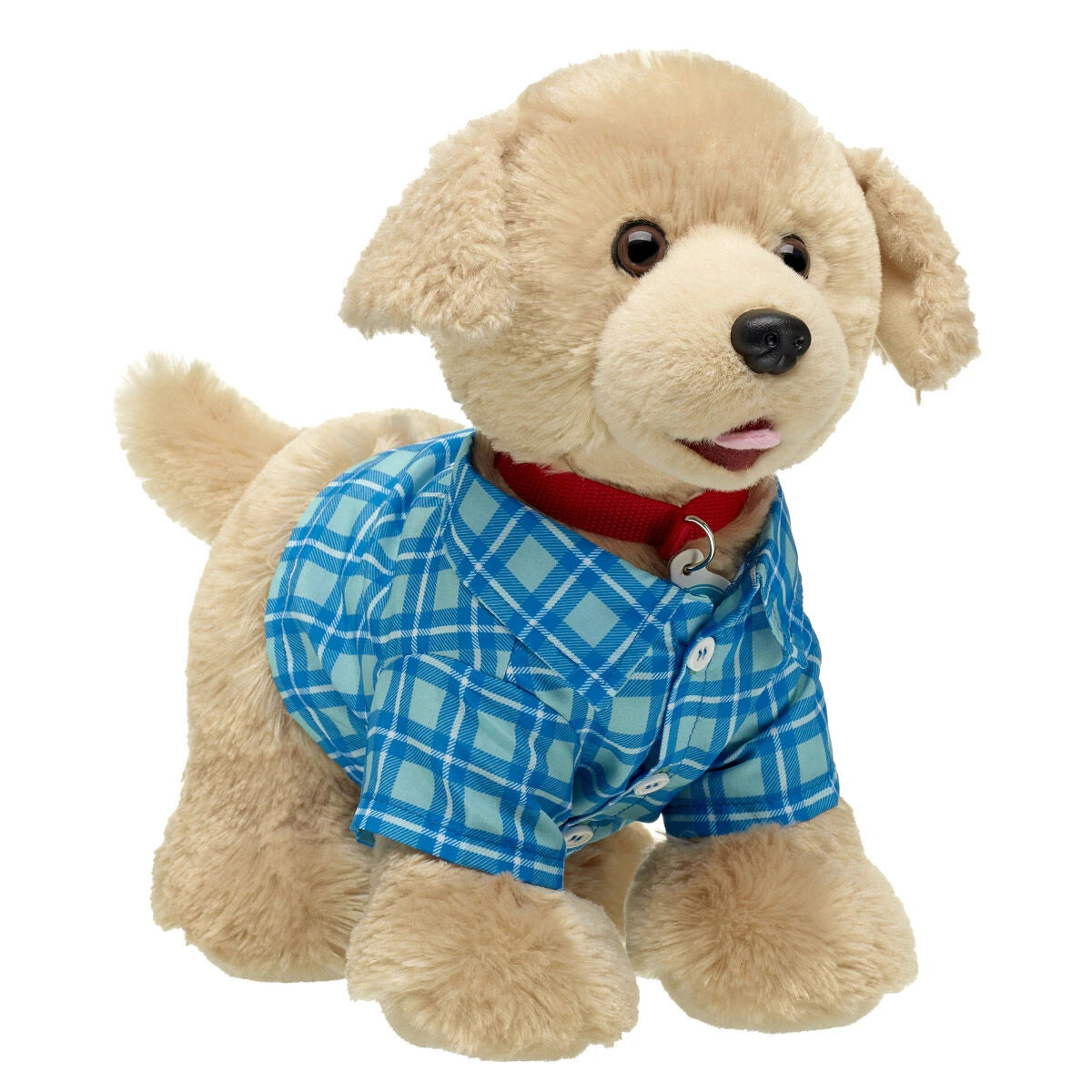 Blue Check T-Shirt for Stuffed Animals - US 7739