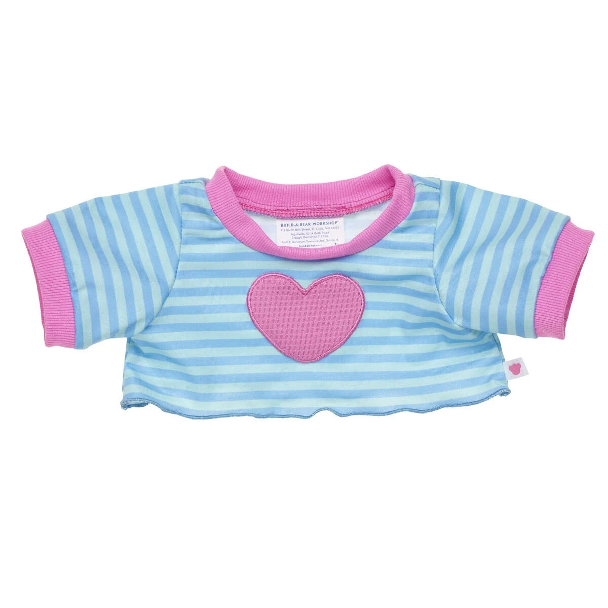 Heart Stripe Sweatshirt | Build-A-Bear - US 2149