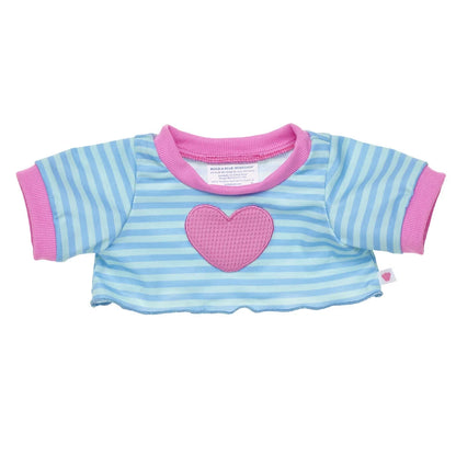 Heart Stripe Sweatshirt | Build-A-Bear - US 2149