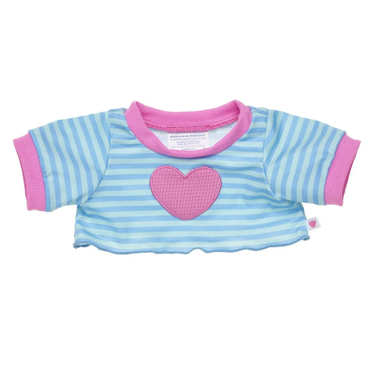Heart Stripe Sweatshirt | Build-A-Bear - US 2149