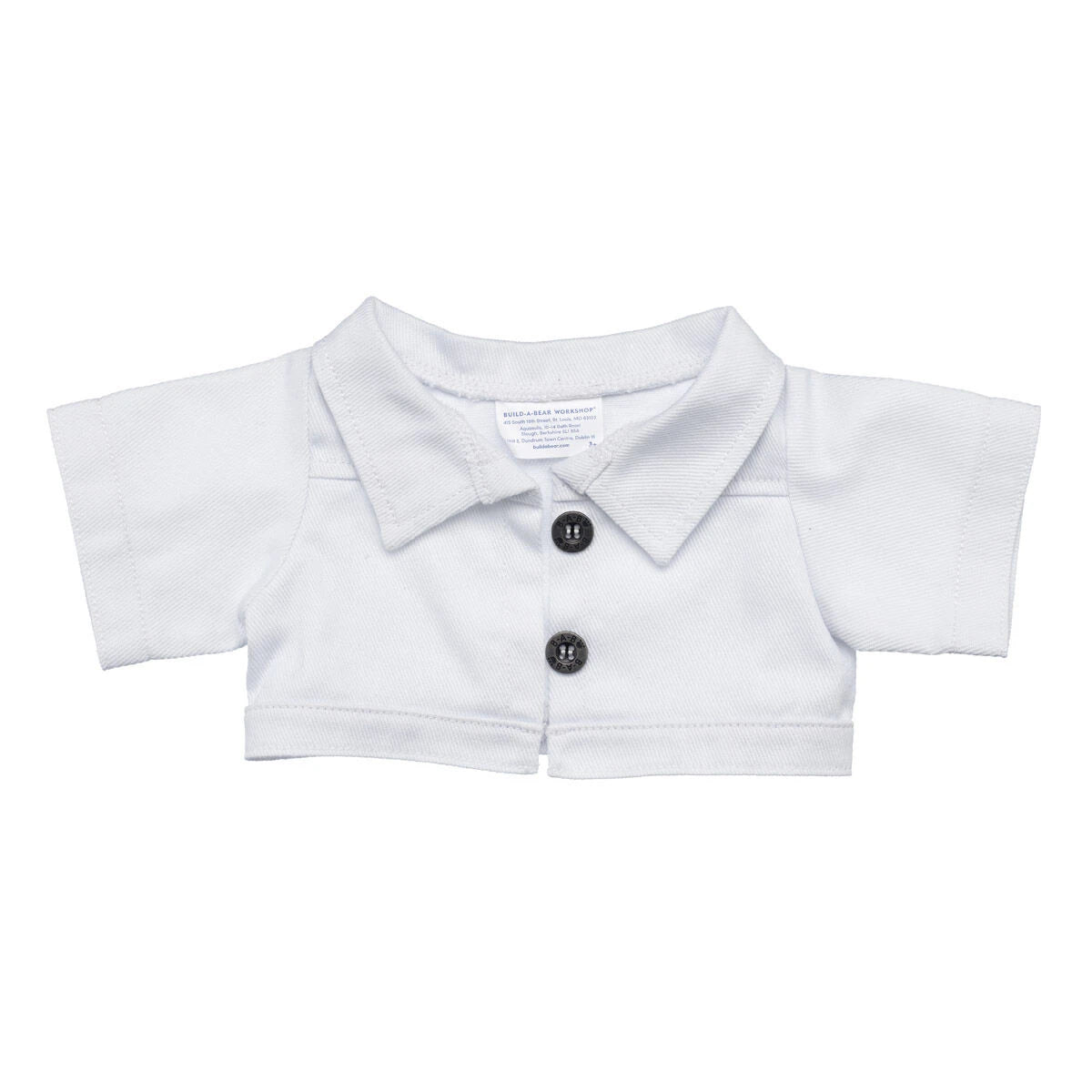 White Denim Jean Jacket | Build-A-Bear - US 6465