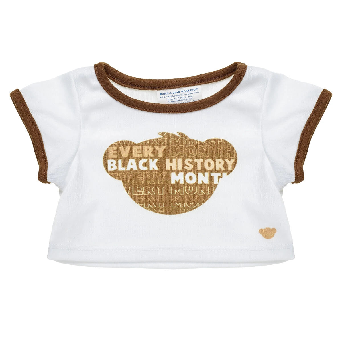 "Black History Every Month" T-Shirt for Stuffed Animals | Build-A-Bear® - US 1671