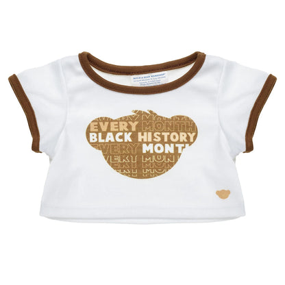 "Black History Every Month" T-Shirt for Stuffed Animals | Build-A-Bear® - US 1671