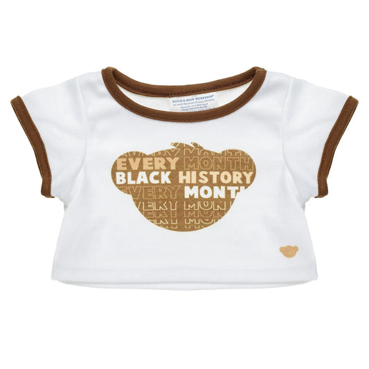 "Black History Every Month" T-Shirt for Stuffed Animals | Build-A-Bear® - US 1671