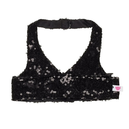 Black Sequin Halter Tank for Plush Toys | Build-A-Bear® - US 5714