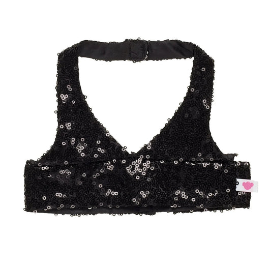 Black Sequin Halter Tank for Plush Toys | Build-A-Bear® - US 5714