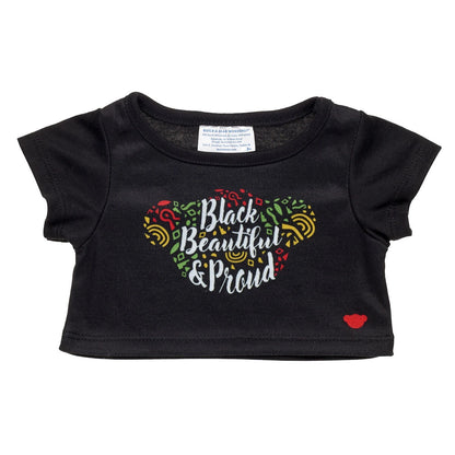 "Black, Beautiful &amp; Proud" T-Shirt for Stuffed Animals | Build-A-Bear® - US 3998
