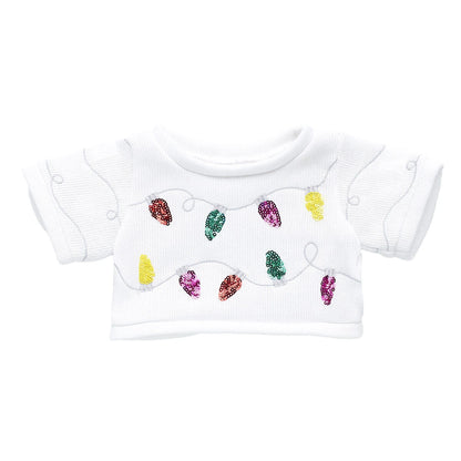 Tipsy Elves Sequin Lights Ugly Christmas Sweater for Stuffed Animals | Build-A-Bear® - US 1567