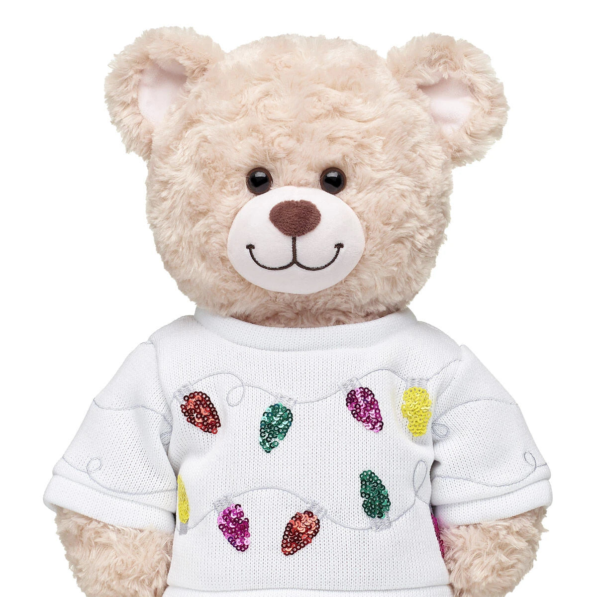 Tipsy Elves Sequin Lights Ugly Christmas Sweater for Stuffed Animals | Build-A-Bear® - US 1567