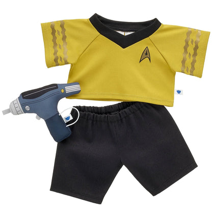 Star Trek: The Original Series Gold Uniform and Phaser Bundle | Build-A-Bear® - US 3807