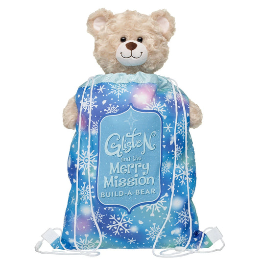 "Glisten and the Merry Mission" Toy Bear Carrier | Build-A-Bear® - US 7516