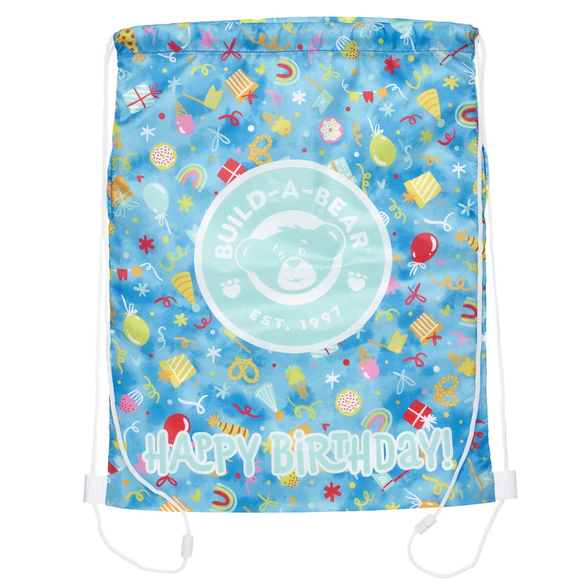 Tie-Dye Birthday Stuffed Animal Bear Carrier | Build-A-Bear® - US 3694