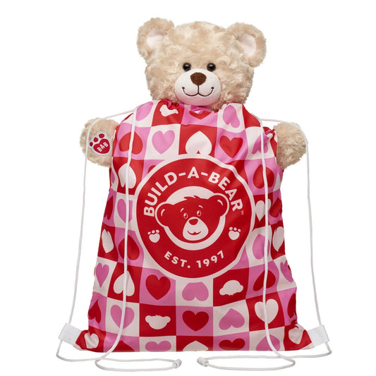 Heart Print Toy Bear Carrier | Build-A-Bear® - US 8967