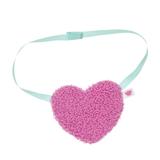 Pink Sherpa Heart Crossbody Bag - US 8511