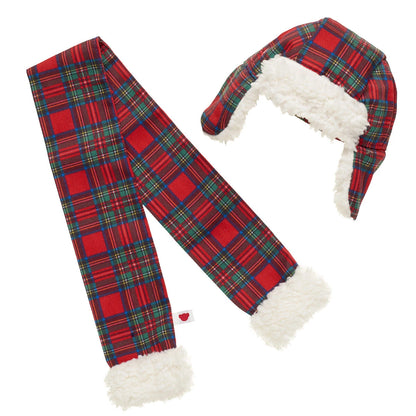 Tartan Hat and Scarf Set | Build-A-Bear® - US 3795