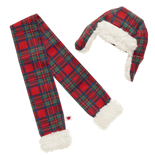 Tartan Hat and Scarf Set | Build-A-Bear® - US 3795