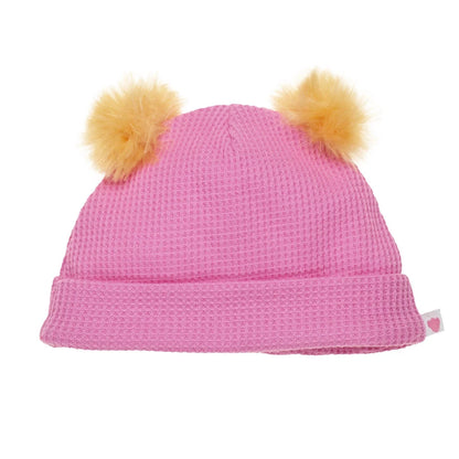 Pink Waffle Knit Beanie | Build-A-Bear - US 4483