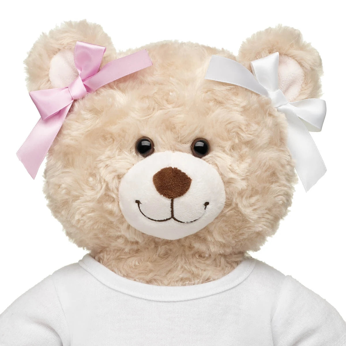 Pink &amp; White Ribbon Bows 4 pc for Plush Toys | Build-A-Bear® - US 5367