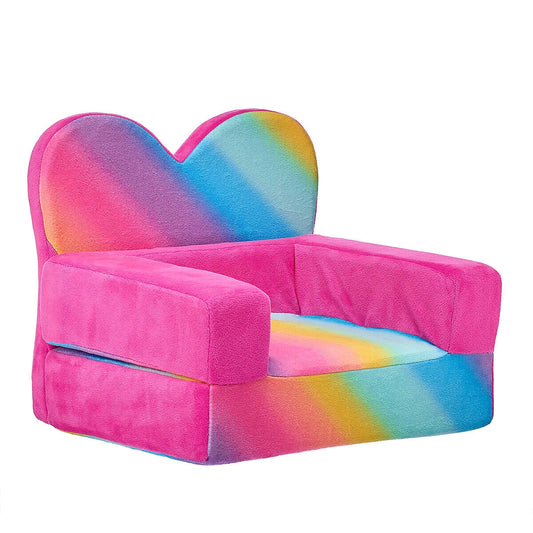 Rainbow Heart Chair Bed for Stuffed Animals | Build-A-Bear® - US 7511