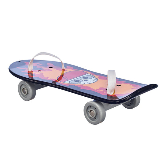 Black Skull and Flames Skateboard for Stuffed Animals | Build-A-Bear® - US 4728