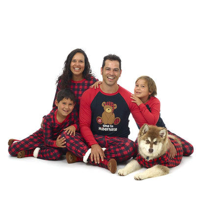 Build-A-Bear Pajama Shop™ Buffalo Check Bear Slipper Socks - Toddler, Youth &amp; Adult - US 2030