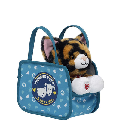 Build-A-Bear Mini Beans® Promise Pets™ Calico Stuffed Animal with Pet Carrier | Build-A-Bear® - US 4253
