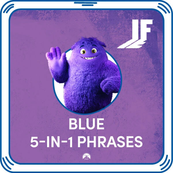 Blue 5-in-1 Phrases for Stuffed Animals | Build-A-Bear® - US 8667